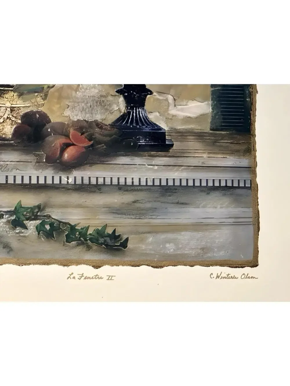 Pair of Framed Still Life Art Prints by C. Winterle Olson
